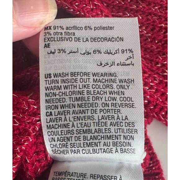 Epic Threads Sweater Girls 3T NEW Cherry Red Back to School Photoshoot Holiday - Picture 8 of 9